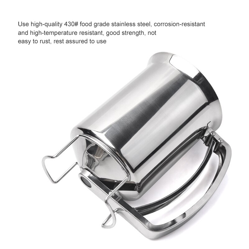 Stainless Steel Pastry Funnel Making Cake Handheld Separator Home Heat Resistant Batter Dispenser Kitchen Tools & Gadgets