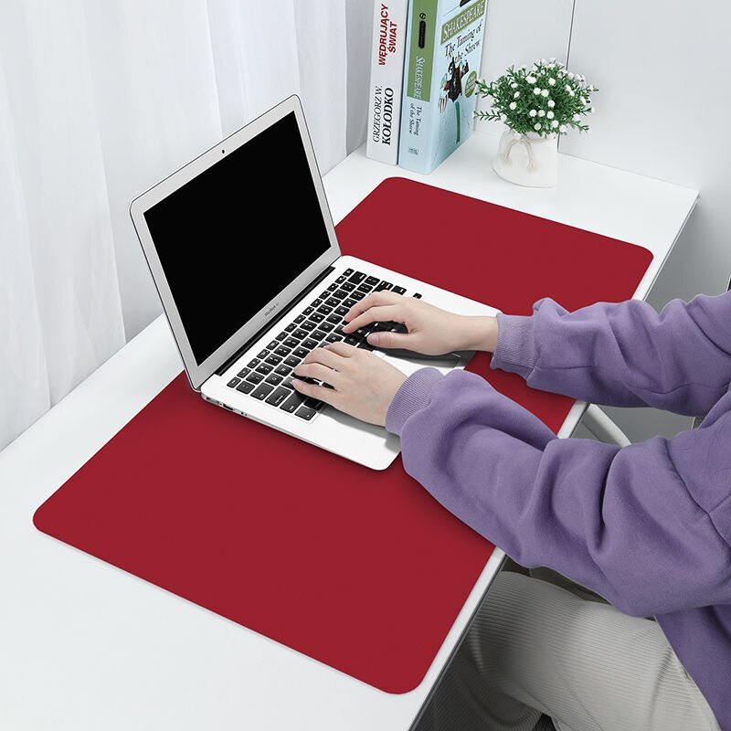 Grote Muismat Extra Grote Antislip Bureau Pad Waterdicht Pu Lederen Bureau Tafel Protector Gaming Muis Mat Voor spel Kantoor Werk: 80x40cm 6