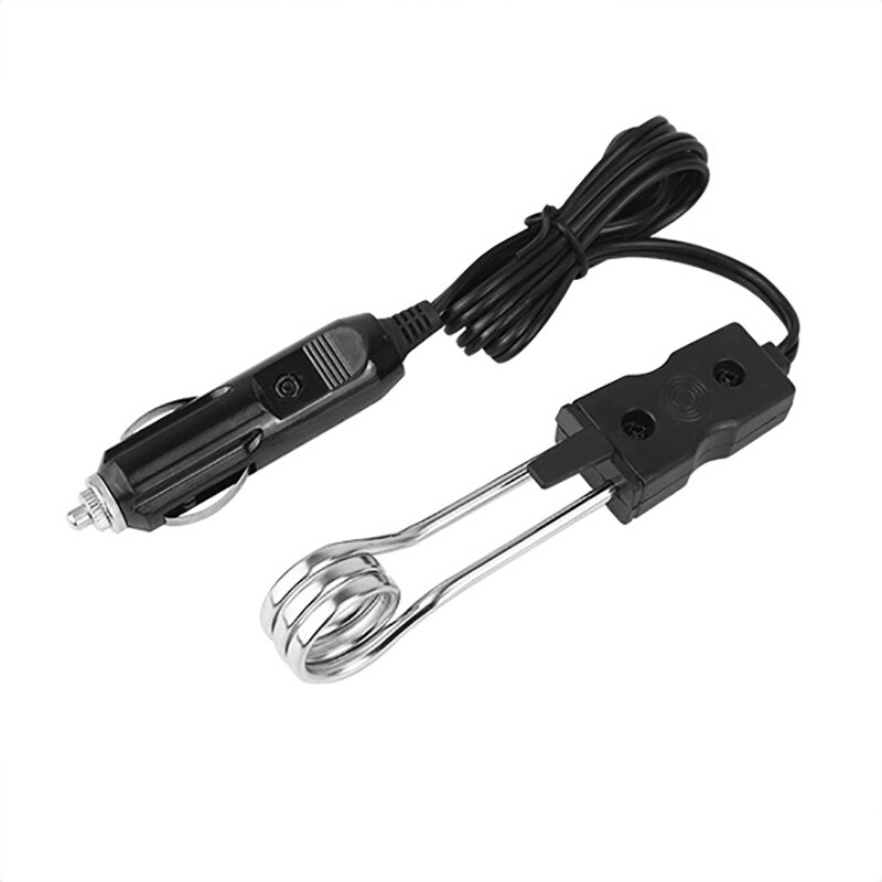 calentador de agua eléctrico de 12V para té y café, accesorios de coche: Black