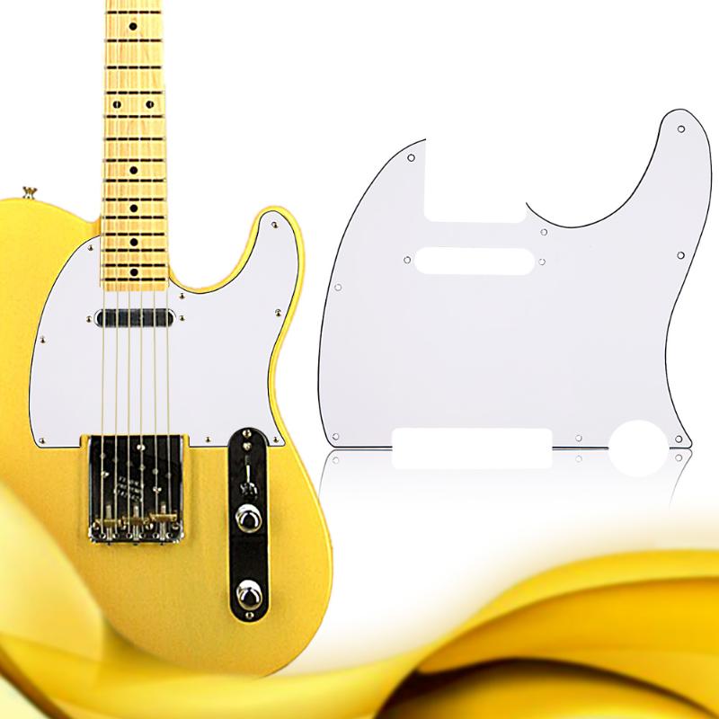 3Ply Aged Pearloid Pickguard Tele Style Guitar Pickguard Aged White Pearl Musical Instrument Guitar Parts Accessories 7 Colors