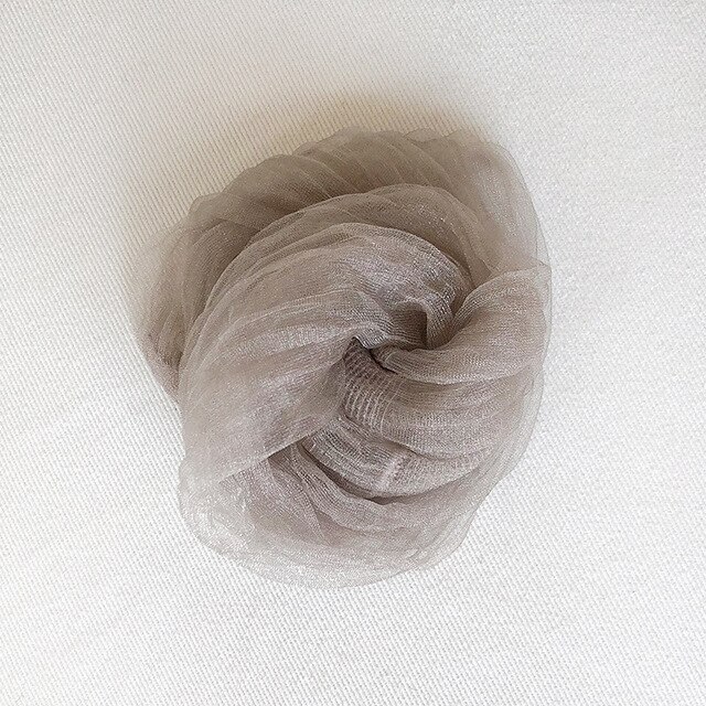 Moda przezroczyste skarpetki damskie błyszczące ultra-cienkie tiulowe skarpetki długie puszyste koronkowe skarpety damska sukienka Streetwear Calcetines: szary