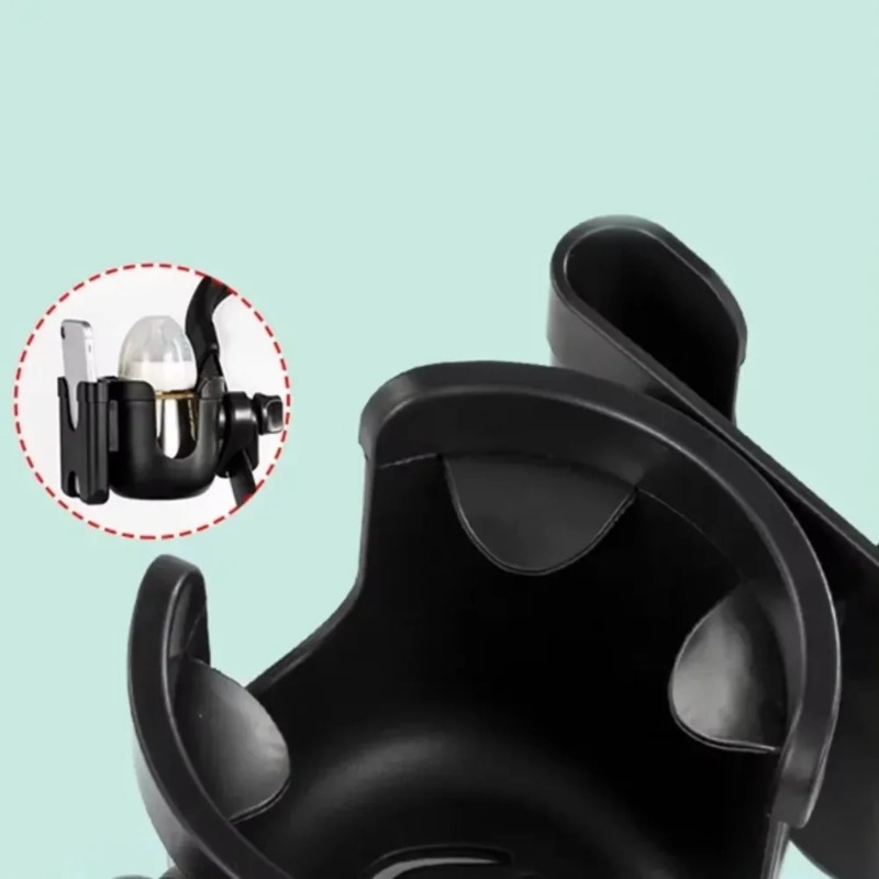 Antislip bekerhouders voor kinderwagens, accessoires voor mobiele telefoon en fles, universeel reissysteem voor baby's