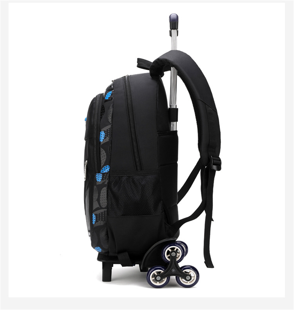 Elementaire Studenten Trolley Tas Basisschool Boek Tas Met Kleine Tas Rolling Rugzak Tas Op Wieltjes Met 6 Wielen