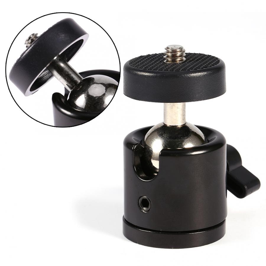 VBESTLIFE Mini 360 Swivel Rotatable 1/4'' Screw Ball Head Tripod Mount Ballhead Stand Bracket Portable for DSLR Camera