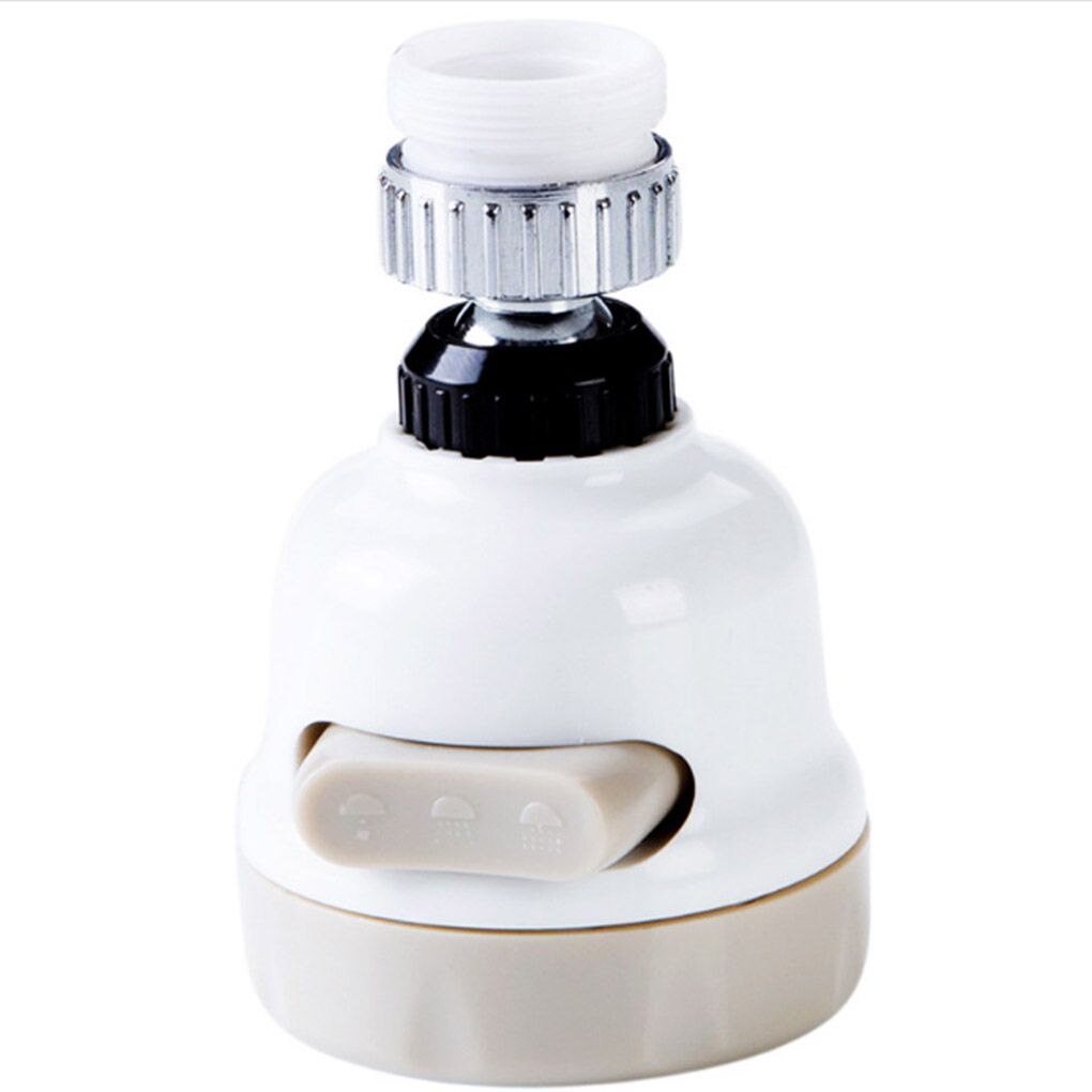 3 Modes Faucet Flexible Water Saving Filter Sprayer Nozzle 360 Degree Rotate Diffuser Faucet Adjustable Booster Faucet: Default Title