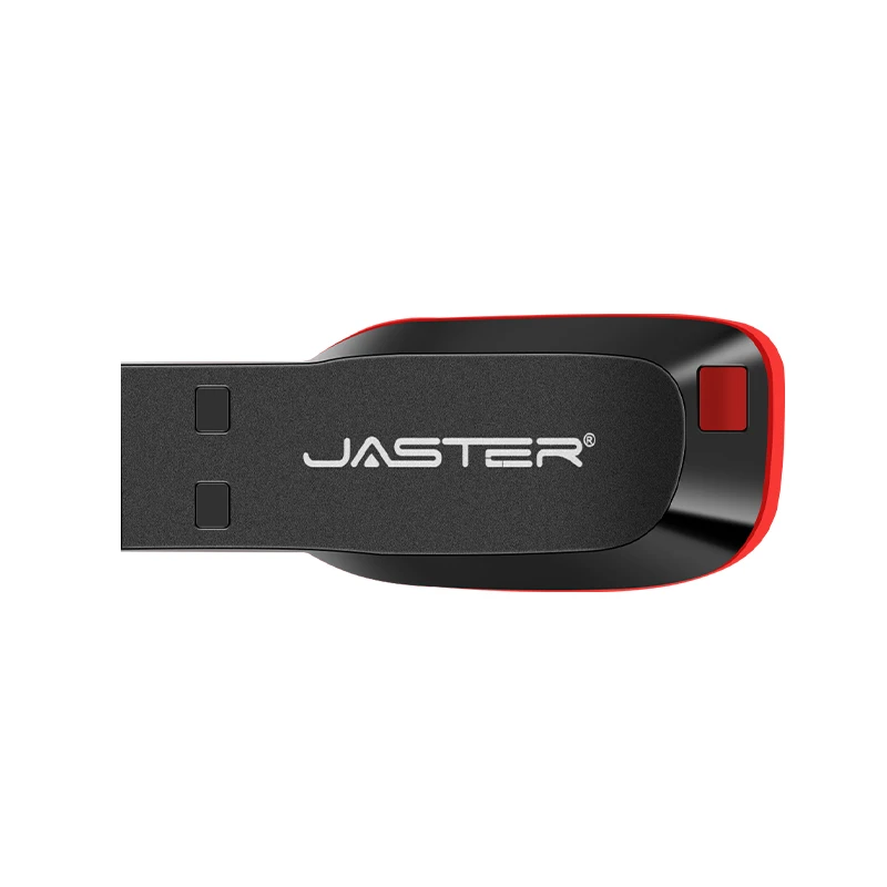 JASTER Zwart USB Flash Drive 128GB Gratis sleutelhanger Memory Stick 64GB Mini Plastic Pen Drive 32GB Hoge snelheid USB Stick 16GB 8GB