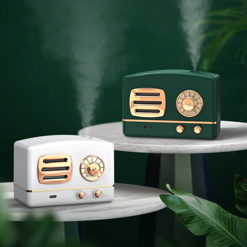 Mini diffuser usb aromaterapi aroma diffuser retro luftfugter 200ml lille ultralyd stor tåge luftfugter til hjemmet