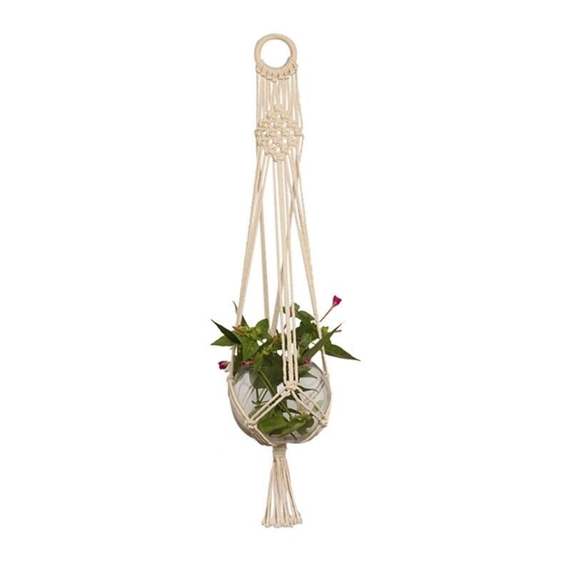 Cintre Vintage pour plantes en macramé, pour Pot de fleurs, panier à suspendre sur les jambes de jardin