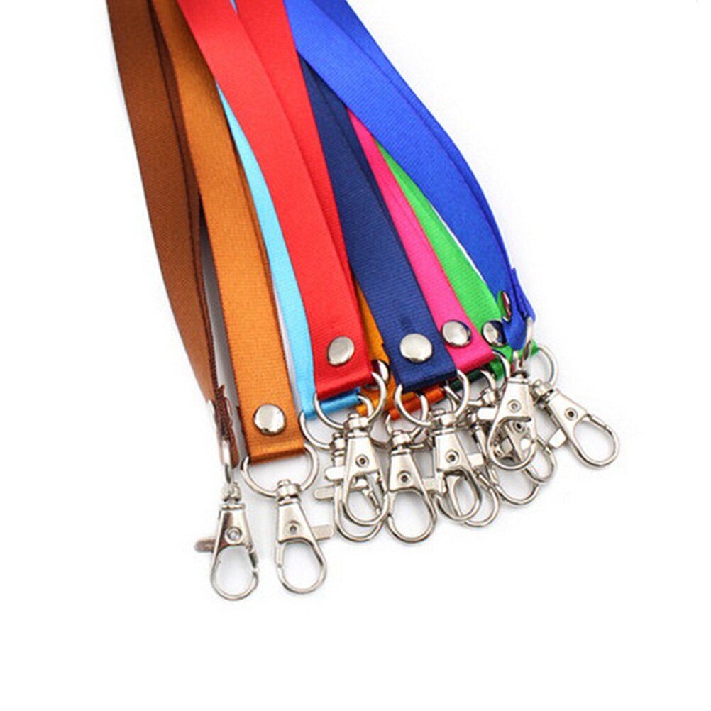 Correa de cuello para llaves, cordón para colgar tarjetas de identificación, nombre, insignia, teléfono móvil, DIY, 1 ud.