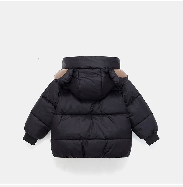 Høst vinter barnejakke smålåve hettejakke takrenne jenter låve tykkere varme parkas yttertøy baby utendørsfrakk