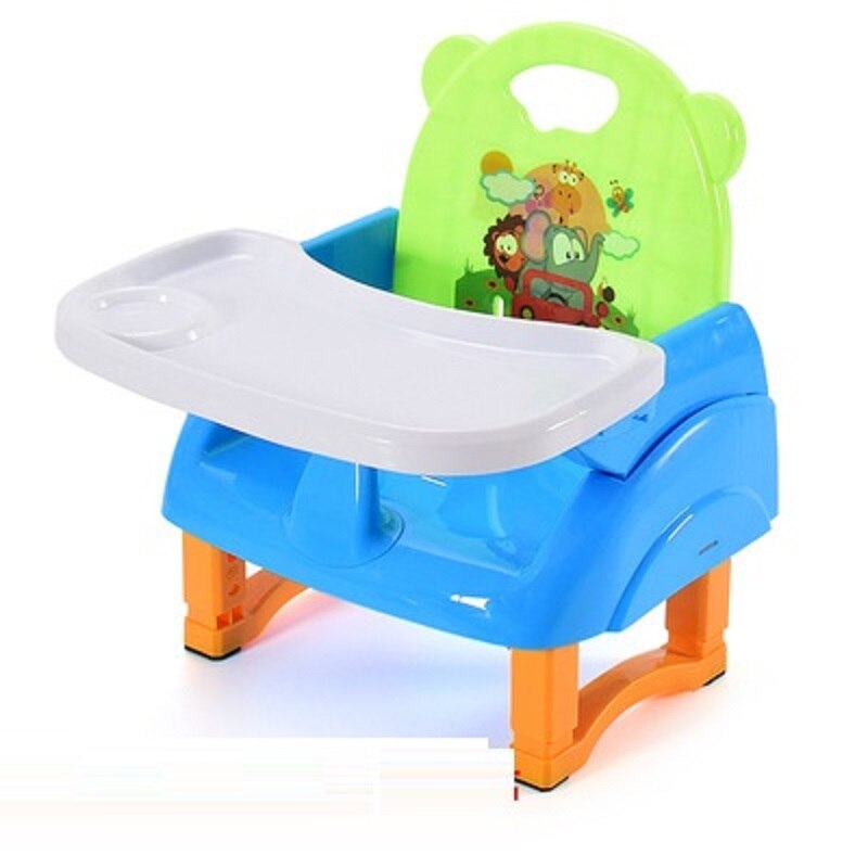 Barnas spisestol baby spisebord bærbart baby spisebord sammenleggbart barnestol ryggstol stol sete liten krakk: C