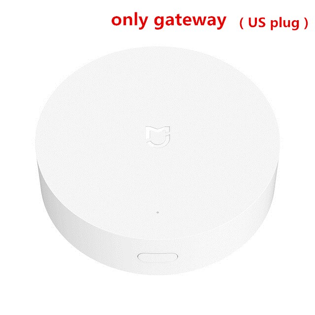 Original Xiaomi Smart multifuncional Gateway 2 3 Actualización WiFi Control remoto central 16 millones RGB luz Dispositivo de seguridad del hogar: Original US Plug