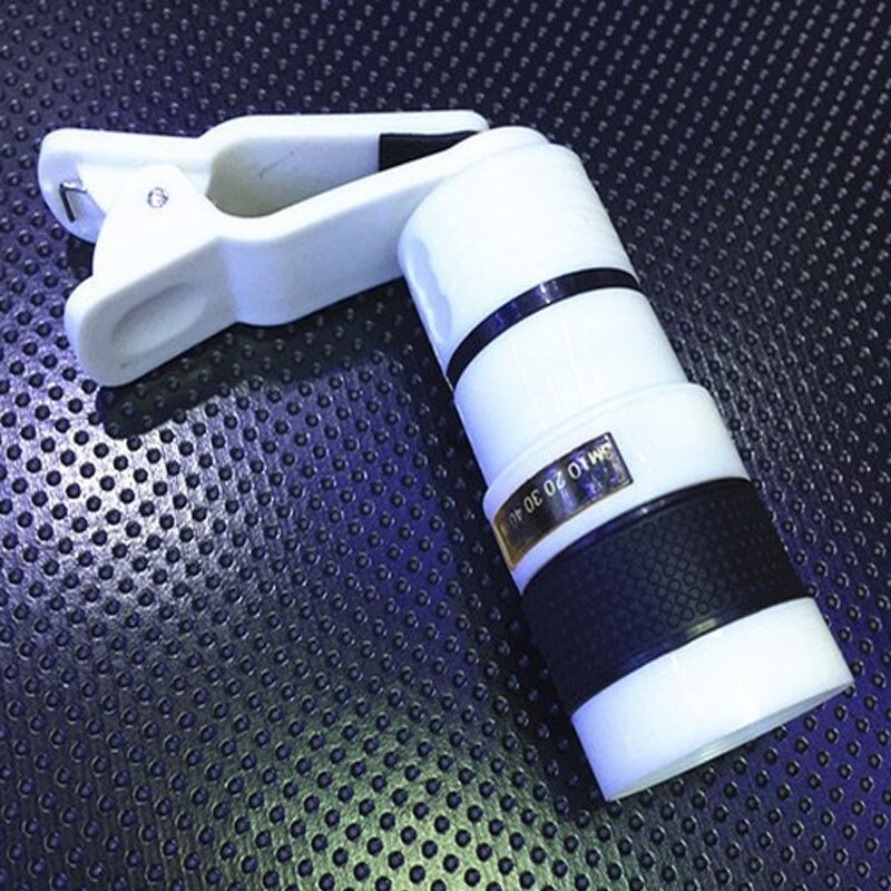Universal Techvilla 8X Zoom Portable Mobile Phone Telescope Camera Lens Magnifier Clip for Cellphone SmartPhone photography
