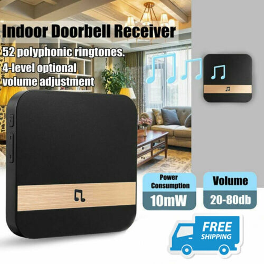 Doorbell Receiver For Smart Indoor Doorbell Wireless WiFi Door Bell US EU Plug XSH app