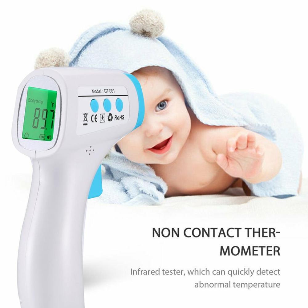 Infrarood Thermometer Non-contact Elektronische Digitale Voorhoofd Meter Body Temperatuur Volwassen Koorts Baby Thermometer Gun