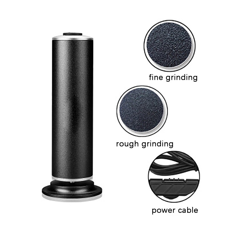Pied électrique polisseur pied fichier peau morte callosités dissolvant Rechargeable pieds pédicure outils avec 60 pièces papier abrasif