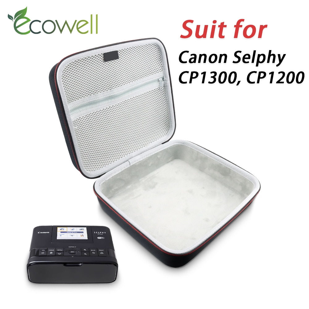 Ecowell EVA Schützende Harte fallen für Kanon Selphy CP1300 CP1200 Foto Drucker KN-36in KN 108in Protable Reise tragen Lagerung tasche