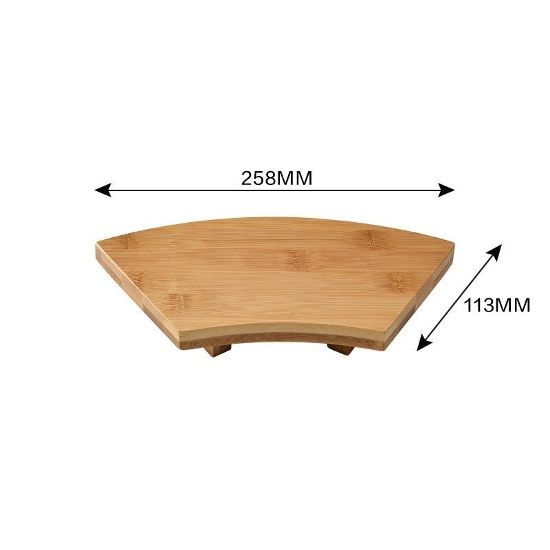Bambus Küche Sushi Platte Sushi Tablett Sushi Dekoration Restaurant Holz Tablett für Sushi Sashimi Bazooka Nachtisch: 26cm x 11cm