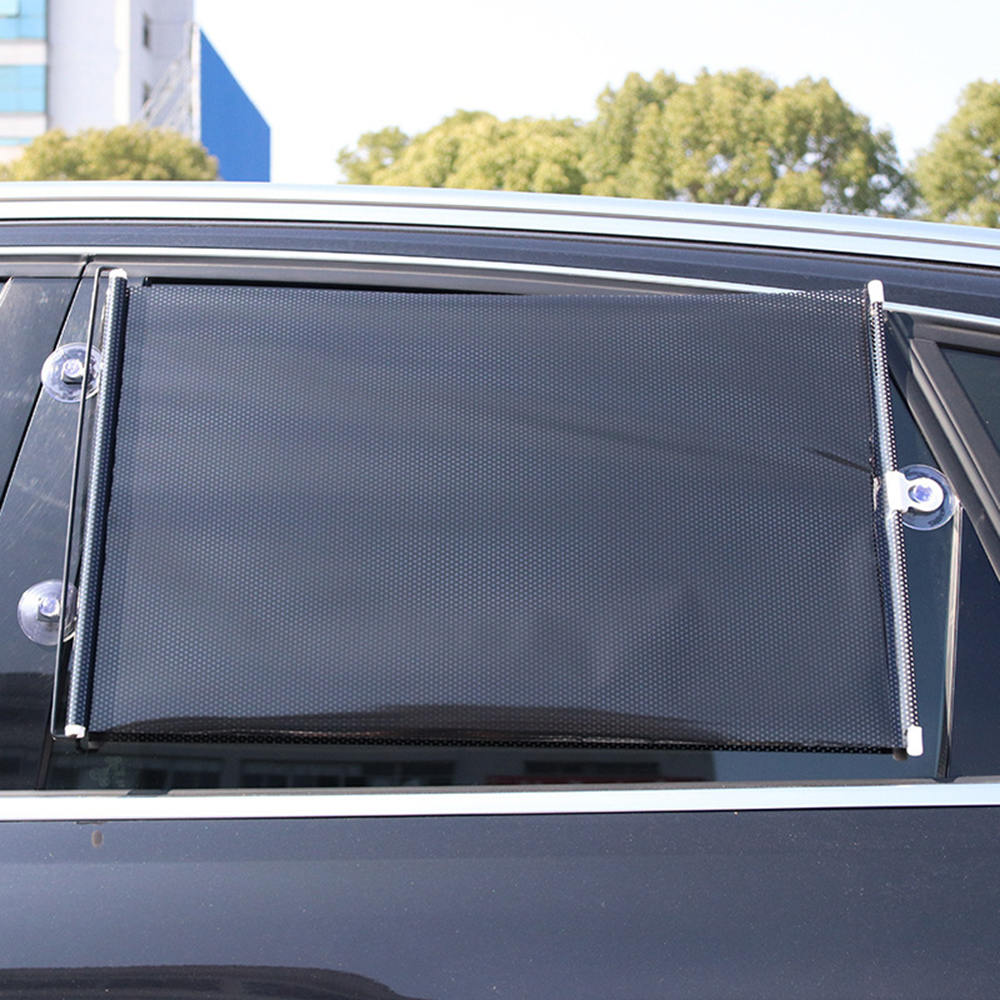 Auto Zonnescherm Window Zonnescherm Drape Visor Volant Gordijn Voorruit Zonnescherm Roller Opvouwbare Auto Styling