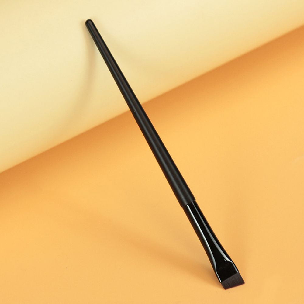 Kosmetik Pinsel machen-hoch Werkzeug Anfänger abgewinkelt feine Eyeliner Pinsel flache Augenbrauen Pinsel Liner Augenbrauen Pinsel Klinge machen-hoch Pinsel: Gold