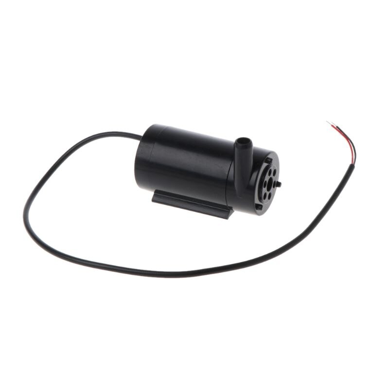 Mini elektrisk vatten dränkbar pump 3l/ min 5v to 12v för akvarium pool brunn