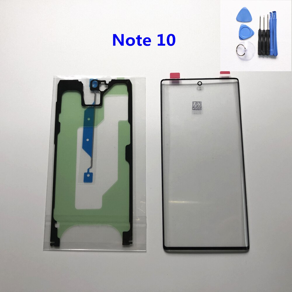For Samsung Galaxy note 8 note 9 note 10 Plus LCD display outer touch panel screen glass replacement Front Glass Lens note10
