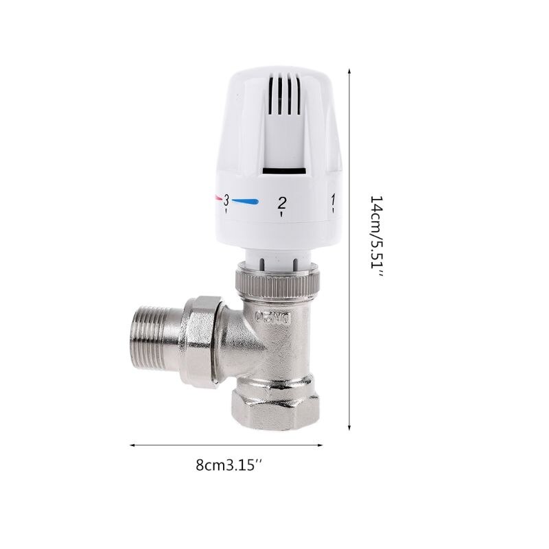 Thermostatische radiatorkraan vloerverwarming temperatuurregeling thermostaatkraan 63hf