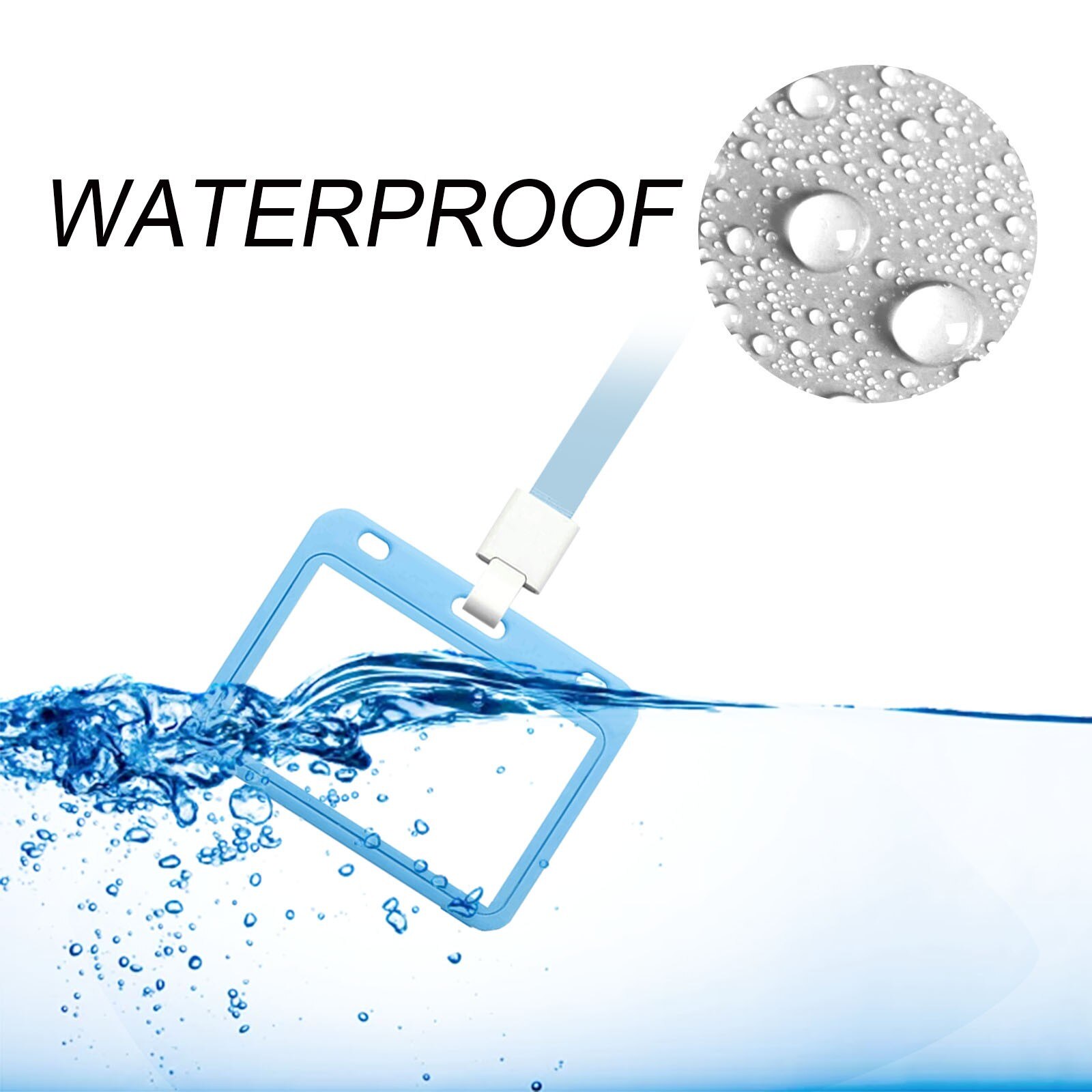 1/2/5PC Clear Vaccination Card Protector Vaccine Card 4x3 Protective Waterproof PVC Health Card Case for CDC Immunization Badge