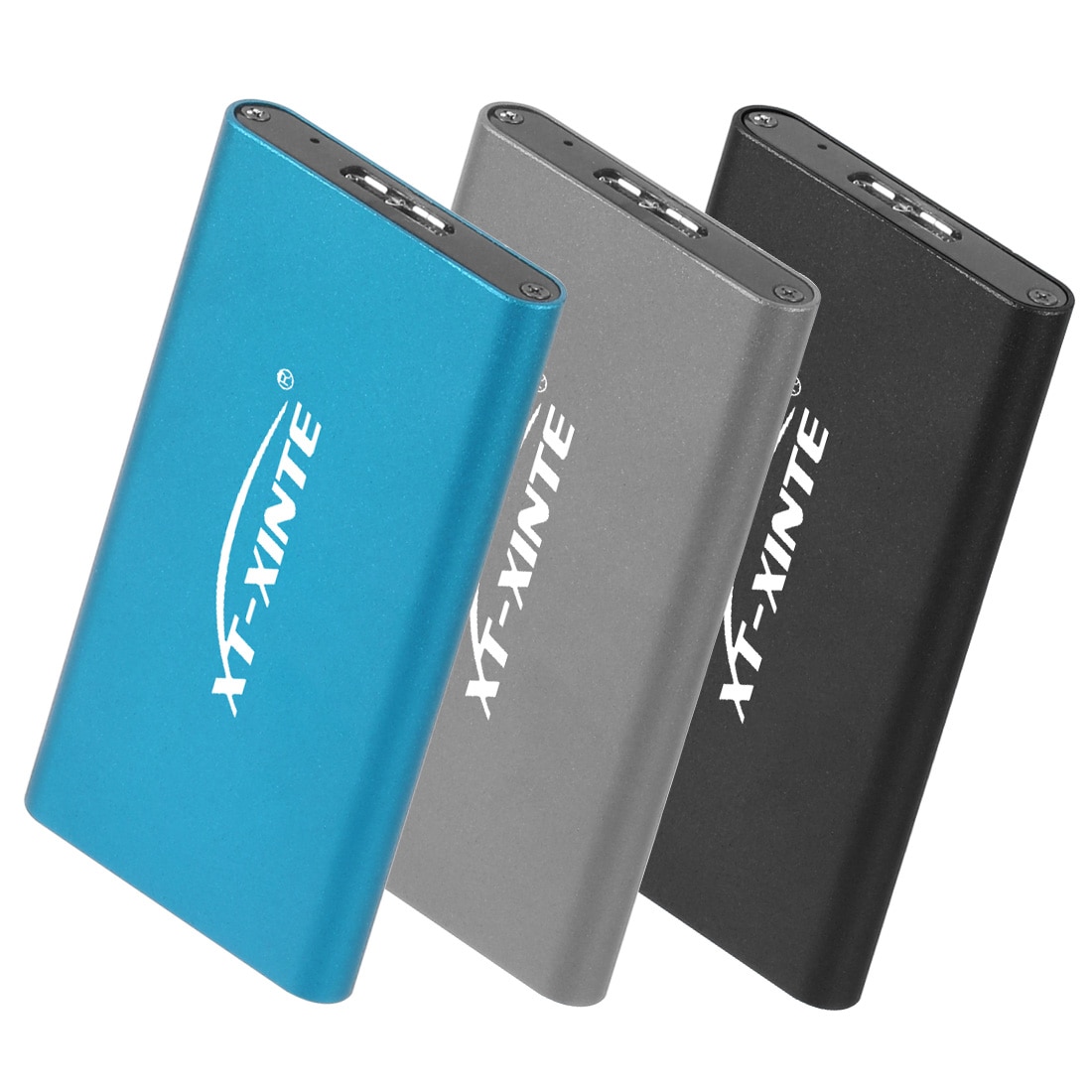 XT-XINTE Mini mSATA to USB 3.0 HDD Hard Drive External Enclosure Hard Drive Adapter Case For mSATA SSD Case Box