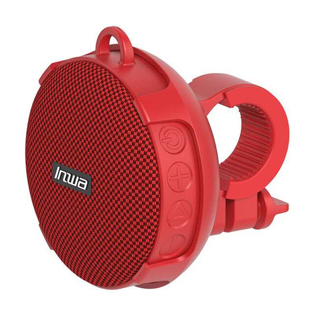 Ich bin freien Wasserdichte Musik Kasten Fahrrad Bluetooth Lautsprecher HiFi Stereo Karte kabellos-soundbox Tragbare Hände-freies Anruf Musik Zentrum: rot