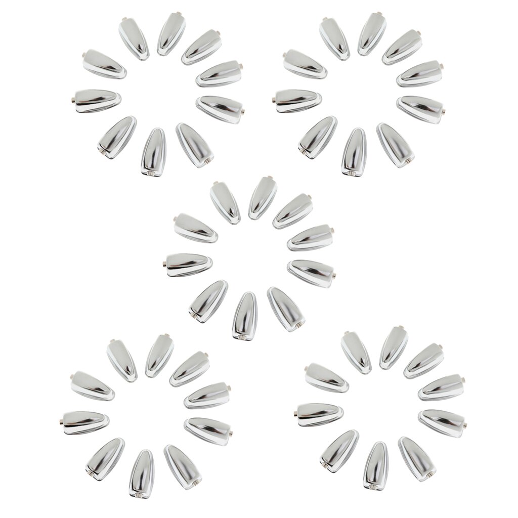 50 Stuks Drum Klauw Klem Hardware Percussie Accessoire, Chrome