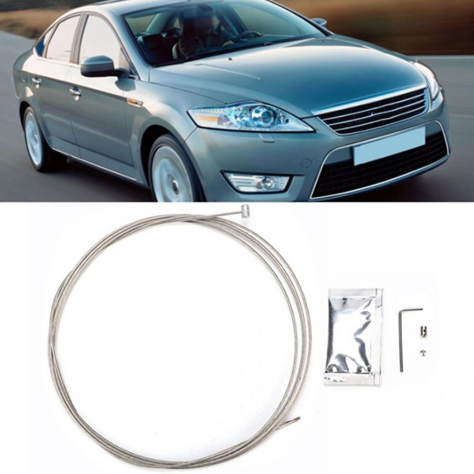 Hand Brake Lever & Cable Pull Repair Kit 100% Brand Multi-Purpose Metal Hand Brake Cable Handbrake Cable For Ford Mondea MK4