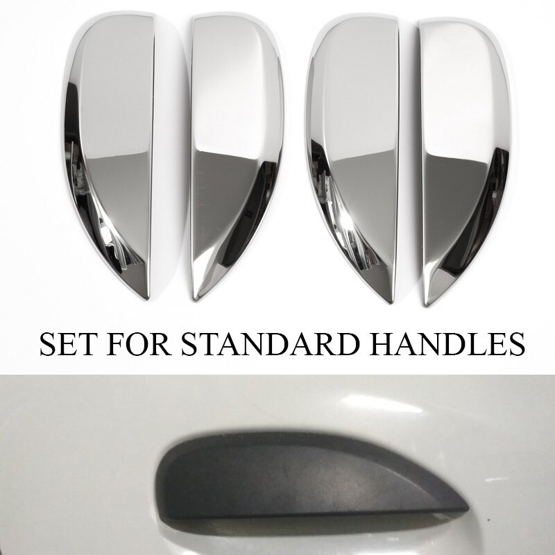 Bol de poignée de porte extérieure en acier inoxydable, pour Renault Dacia Logan 2 Sandero 2 capots de bordure: for door handles A