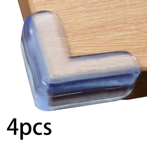 4Pcs Kinderen Veiligheid Clear Anti Collision Hoek Rand Bumpers Guards Protectors: Default Title