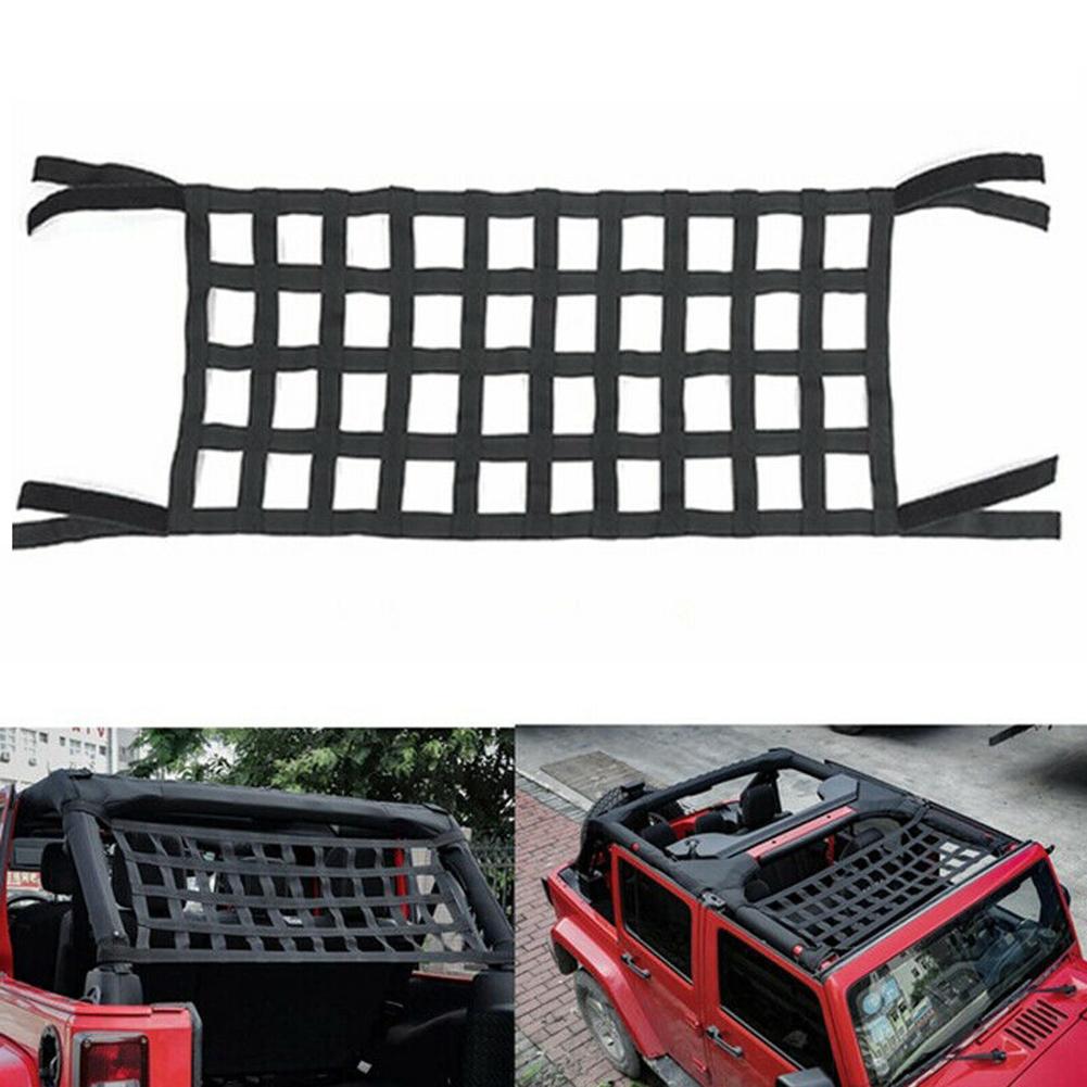 Mesh Cargo Net, auto Dak Netto Hangmat Kofferbak Mesh Netto Cargo Bagage Voor Jeep Wra Ngler Yj Tj Jk Jku Jl Jlu 1997