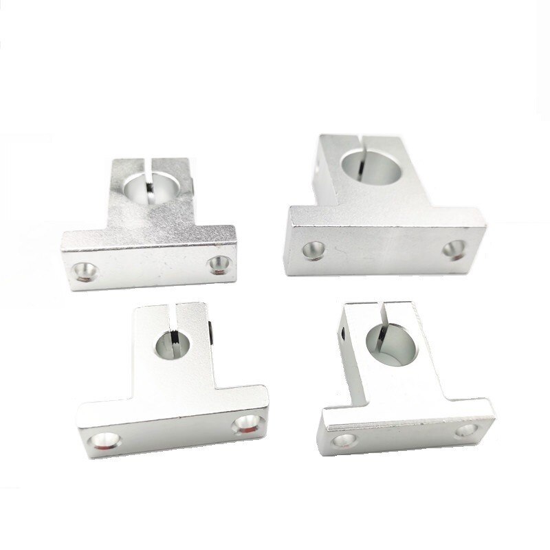 1Pcs 3D Printer Rail Support Base Aluminum Alloy Support Seat Guide Rod Bracket Shaft End Flxing Seat SK6-SK25