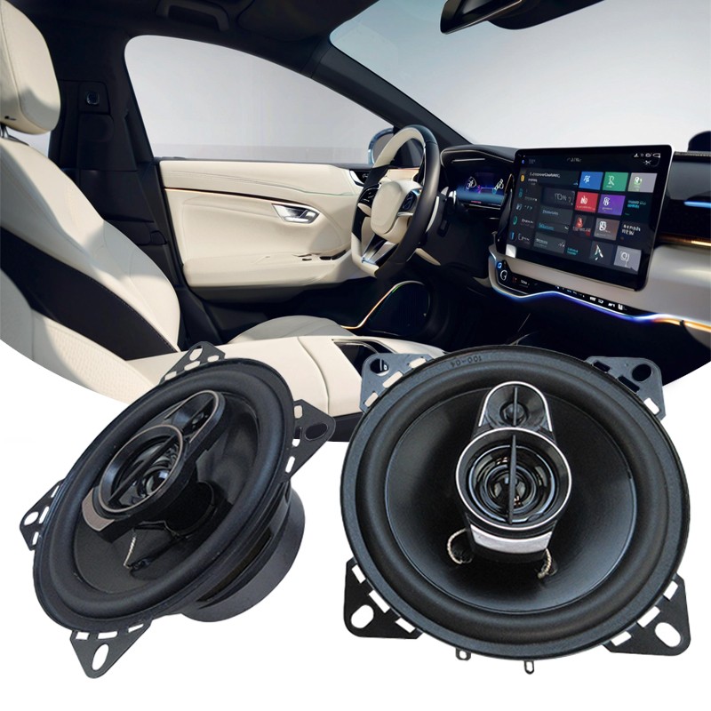 2 stks (2X280 W) 560 W 4 Inch HiFi Auto Luidsprekers HD Audio 3 Manier Coaxiale Luidsprekers Full Range Stereo Subwoofer Autodeur Luidspreker