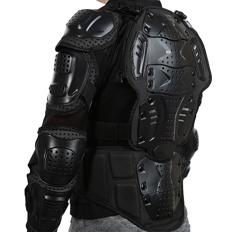 Motorcycle Full Body Armor Spine Chest Shoulder Riding Gear Motocross Back Shoulder Protector Gear S-XXXL