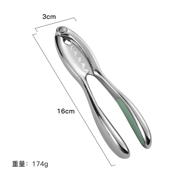 Multifunctional Clamp Lobster Clamp Crab Clamp Crab Eating Artifact Household Kitchen Gadgets Seafood Claw: Green