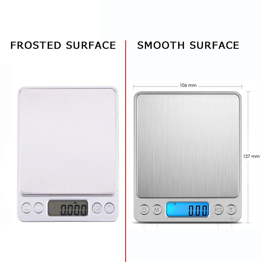 Anpro 0.5/1/2/3kg Digital Weight Scale Portable Electronic LED Precision Scales Postal Food Measuring Kitchen Weight Scales Tool