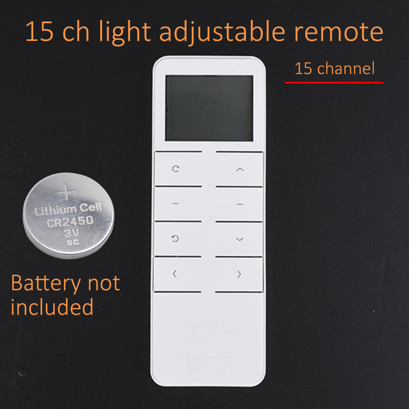 Automatic Rechargeable Electric Motor for Venetian Blinds Honeycomb Shades Control by Remote for 110V to 240V Voice Control: 15 channel remote