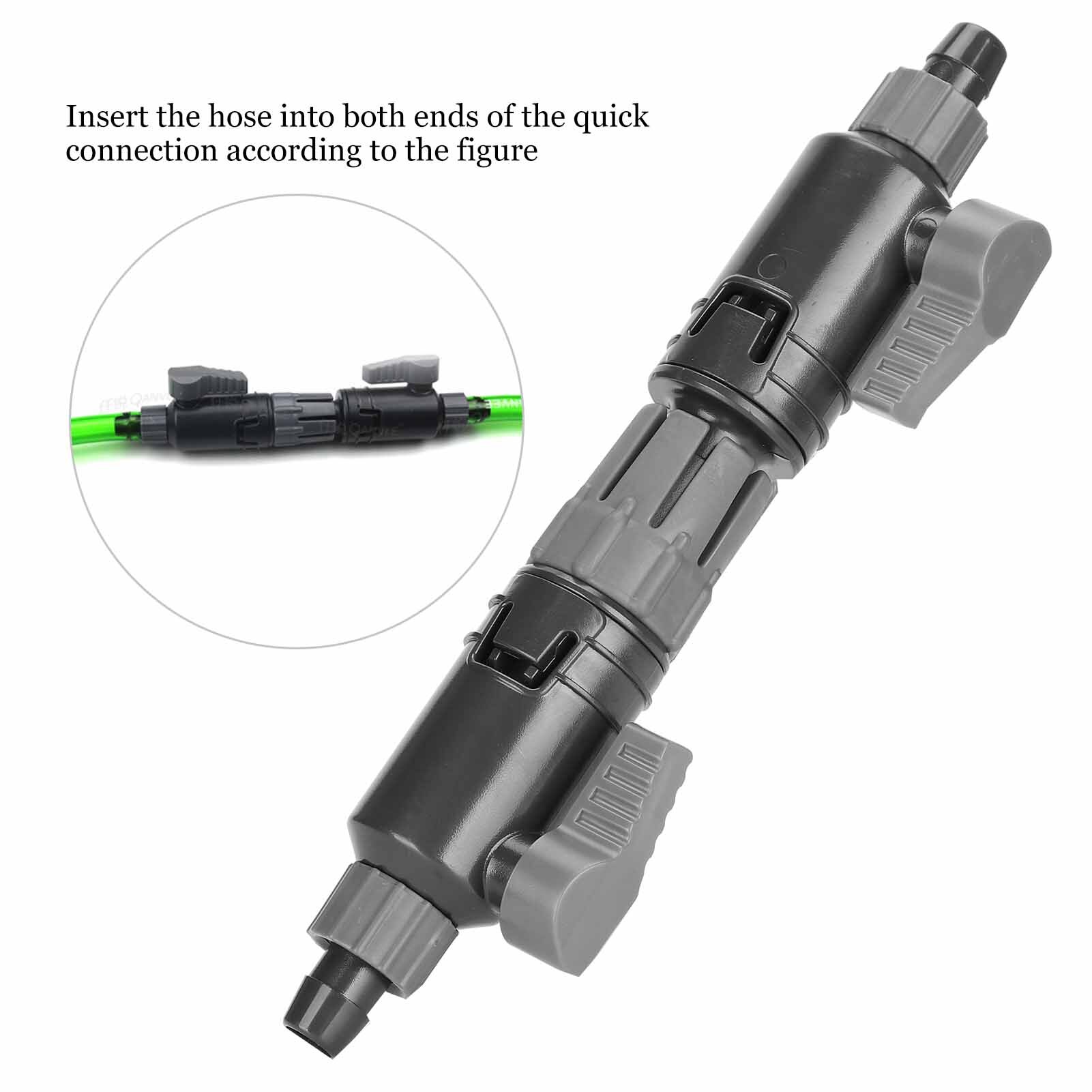 16Mm 22Mm Aquarium Water Regelklep Aquarium Tuinslang Quick Release Dubbele Tap Connector