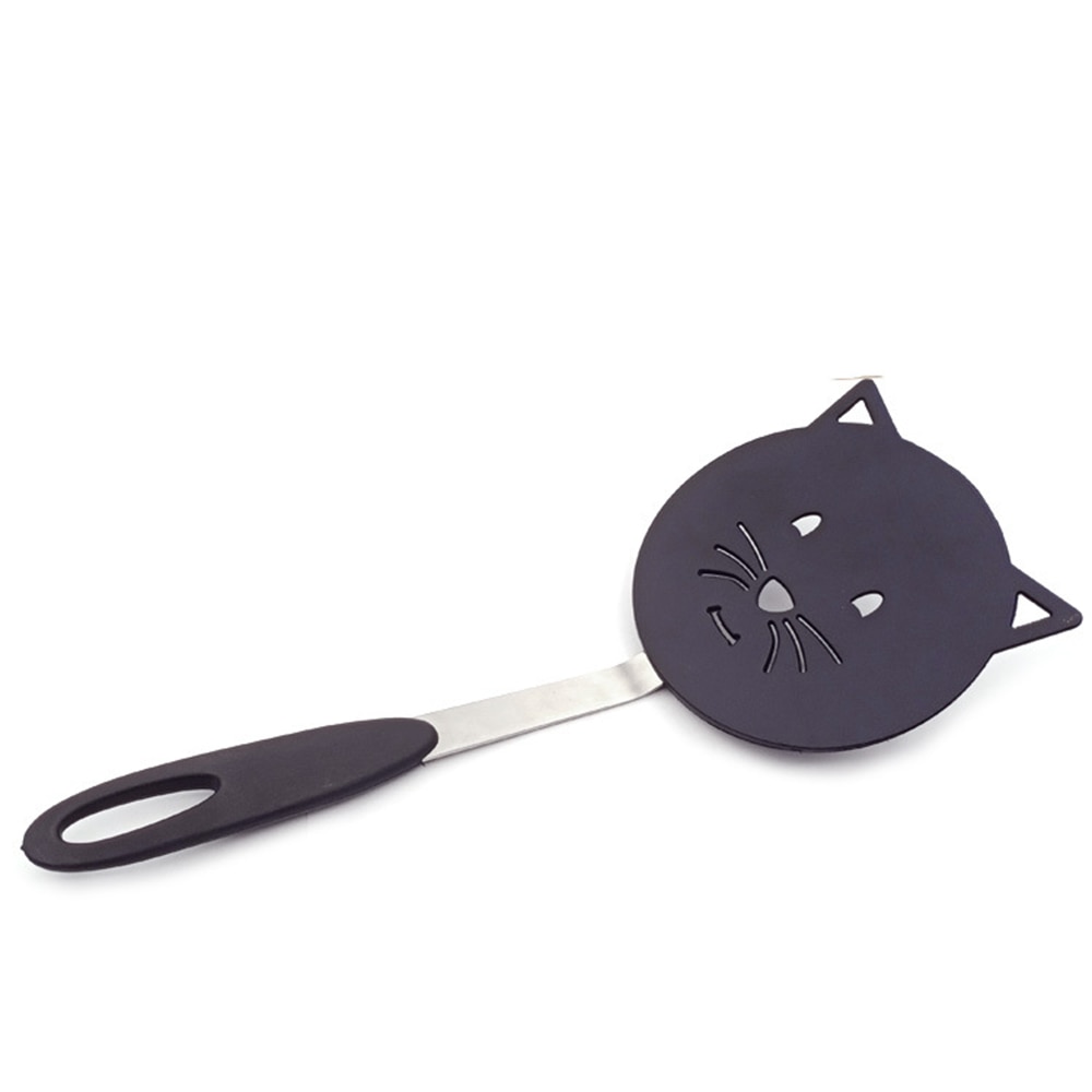 Non stick sød kat turner flipper køkkenredskaber skovl fisk bøf pandekage madlavningsværktøj stegespatel omelet skovl