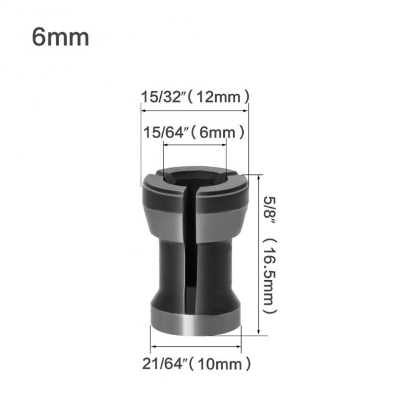 Pinza adaptadora de alta precisión, accesorios para fresadora, 8mm, 6,35mm, 6mm, 1 ud.: 01
