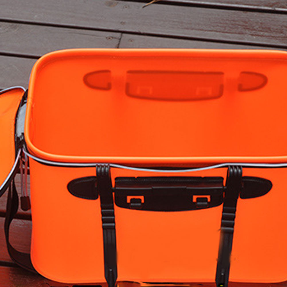 Fishing Bucket Box Folding Storage Container Carrier Large Capacity with Handle for Outdoor ALS88