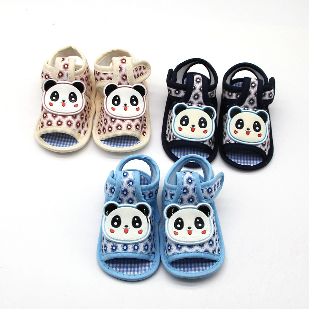 baby sandals Newborn Baby Girls Printing Applique Prewalker Soft Sole Sandals Single Shoes summer buty dziewczynka chaussure