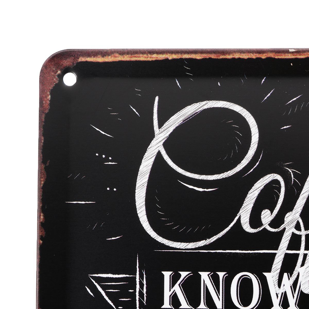 1pc Vintage Coffee Menu Picture Poster Tin Sign Plaque Metal Art Poster Shop Bar Pub Cafe Home Decor Crafts