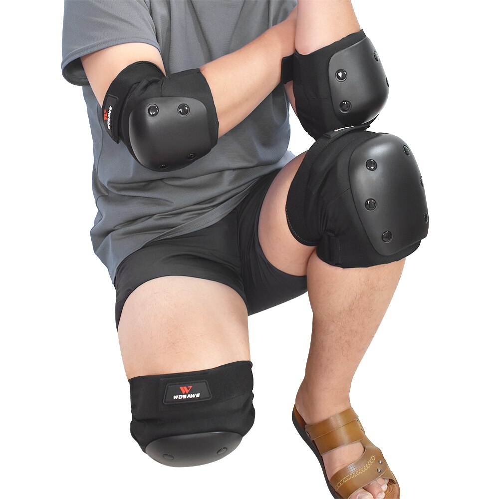 WOSAWE Motorcycle Knee Protector Guard Elbow Pads Snowboard Body protecter Off-Road Protective Plate Gear Elbow Knee Support set