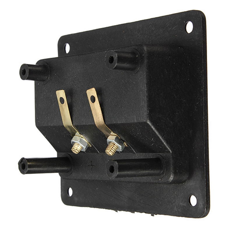 LEORY Speaker Terminal Board Square Gold plated Binding Post Type Speaker Box Terminal Cup Wire Cable Box Connector