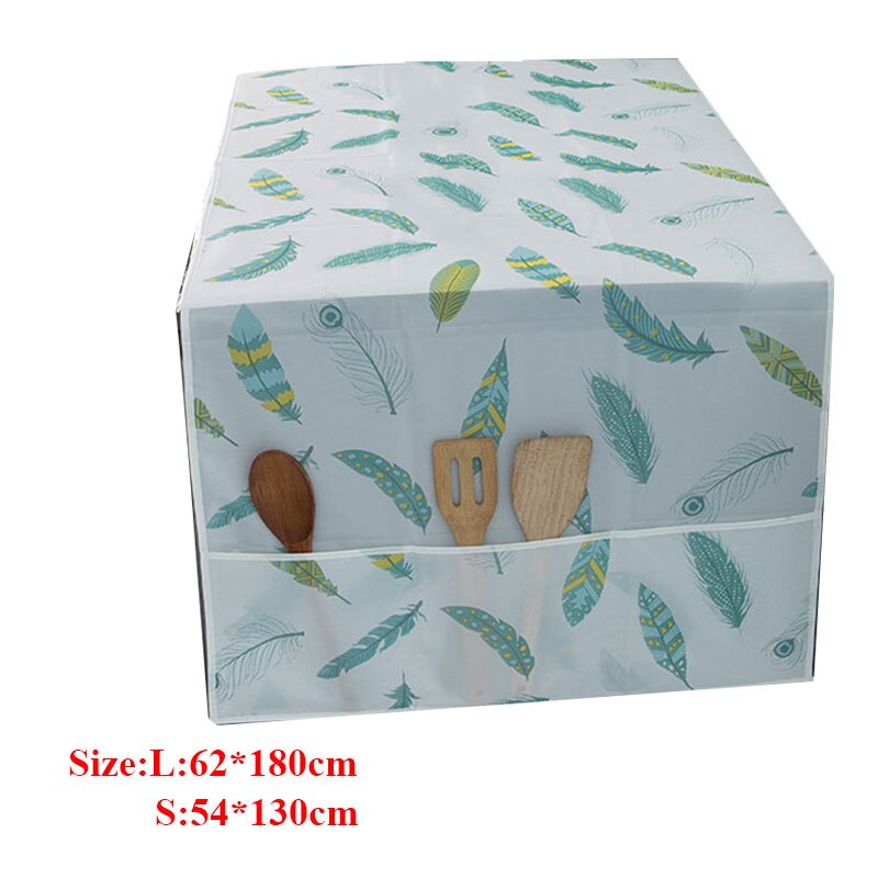 Moderno polvo de la casa de simplicidad impreso refrigerador de refrigerador funda polvo almacenamiento, bolsa de la cubierta de tela